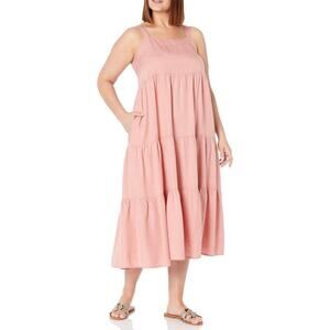 The Drop Women's Britt Tiered Maxi Tent Dress 3X